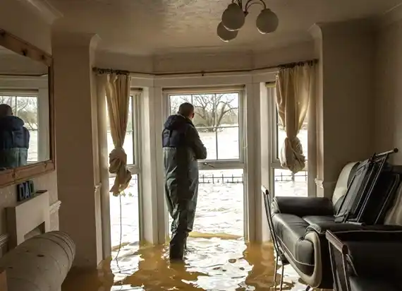 water damage restoration service Whitestown